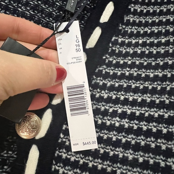 NWT wool cashmere Tahari cardigan - Picture 5 of 7